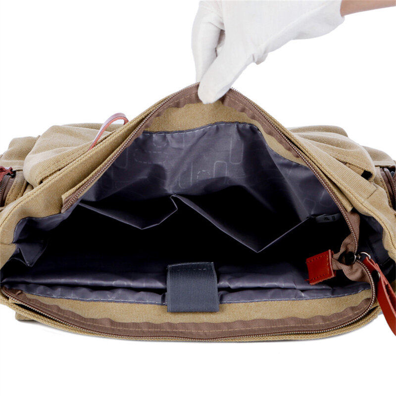 Men's Fashion Canvas Shoulder Bags Business Travel Crossbody Bags Men Messenger Bags Briefcase Men Handbags Tote man bag bolsos