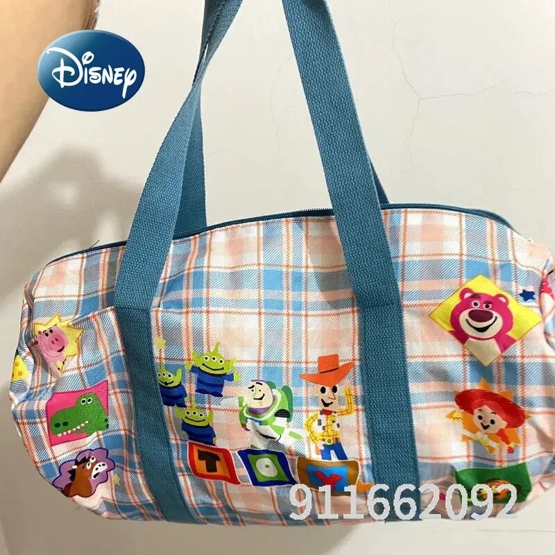 Disney Toy Story nuova borsa da viaggio da donna borsa da viaggio da donna di moda cartone animato borsa da viaggio di grande capacità di alta qualità
