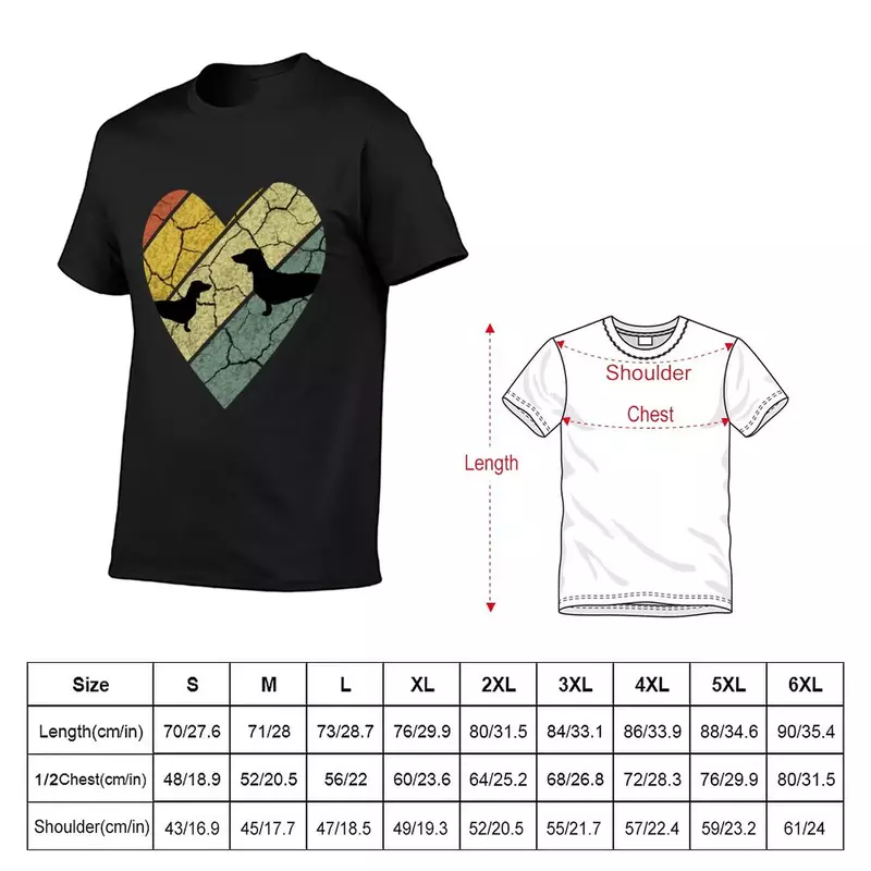 Dachshund Silhouette T-Shirt anime clothes for a boy tshirts for men