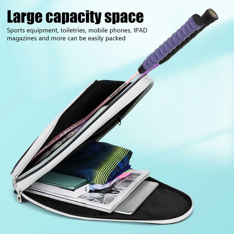 Badminton Storage Pouch Tennis Racquet Organizing Pouch Tennis Equipment Large Badminton Rackets Cover Bag For Outdoor Sports