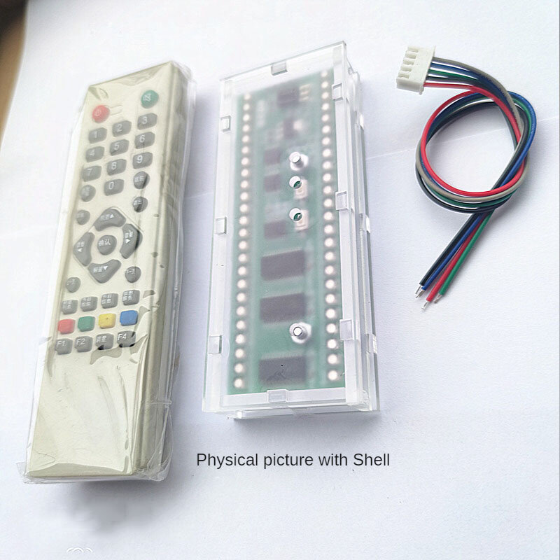 Audio Ebene Anzeige mit Peak-holding Dual-kanal 24-segment 48-licht Sieben-farbe LED melody Licht