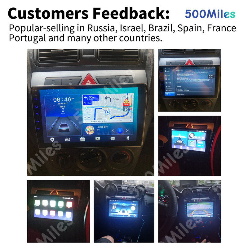 Autoradio Android 2 Din, Navigation GPS, Carplay, lecteur multimédia, stéréo, unité centrale pour voiture Kia matin, Picanto (2007 – 2010)