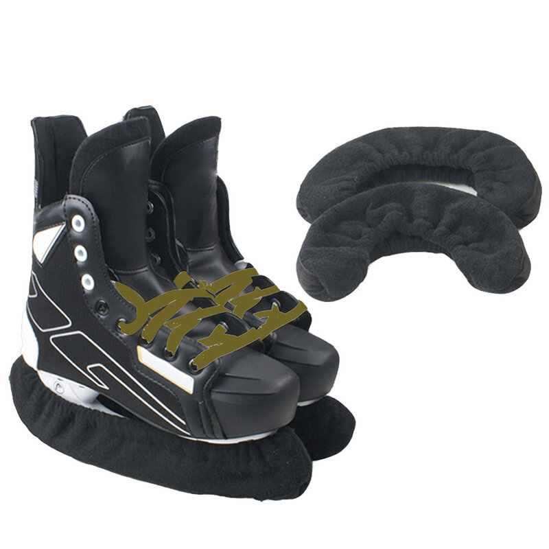 Protezione per pattini da ghiaccio protezione per suola per scarpe protezione per pattini da Hockey protezione per pattini da figura protezione nera accessori per sport invernali