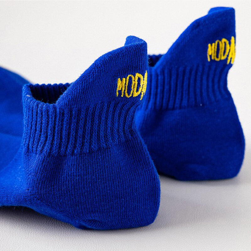 1 pairs moda verão cor sólida carta tornozelo meias de alta qualidade malha elástica respirável desodorante masculino curto meias