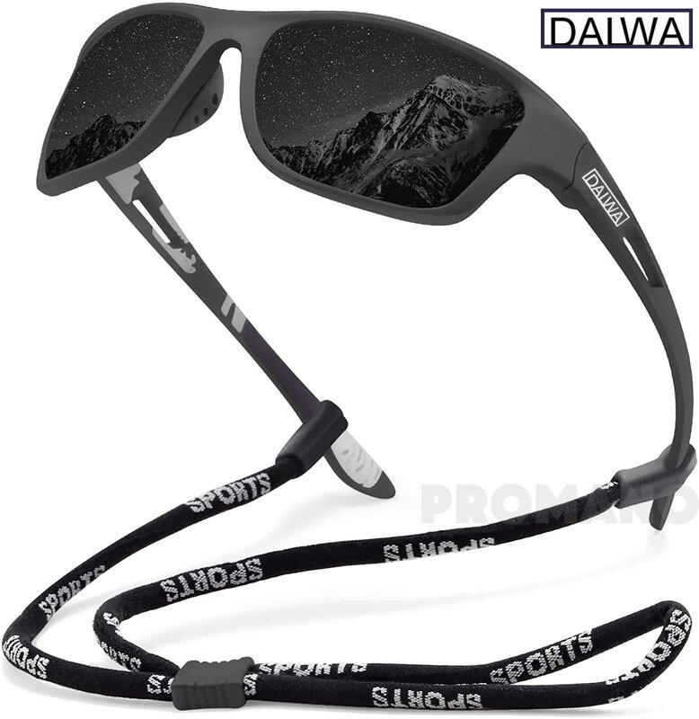 Dalwa แว่นตากันแดดตกปลาโพลาไรซ์สำหรับผู้ชาย, แว่นตากันแดดขับรถแว่นตา UV400คลาสสิกสำหรับเดินป่า