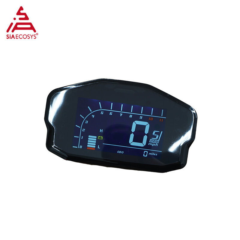 SiAECOSYS baru DKD LCD-M Speedometer dengan LIN/CAN-BUS komunikasi opsional untuk skuter listrik dan sepeda motor