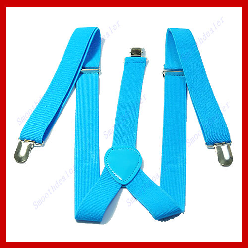 Y1UB Damen Unisex elastische Y-Form Hosenträger Herren verstellbare Clip-on Hosenträger