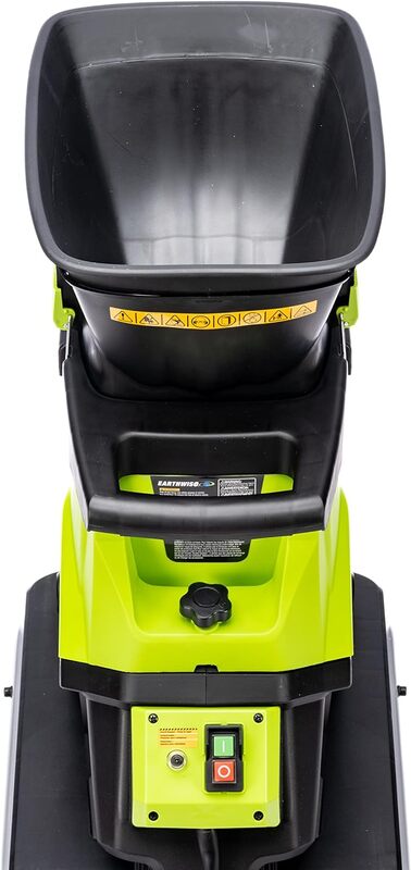 New GS70015 15-Amp Garden Corded Electric Chipper, Collection Bin | USA