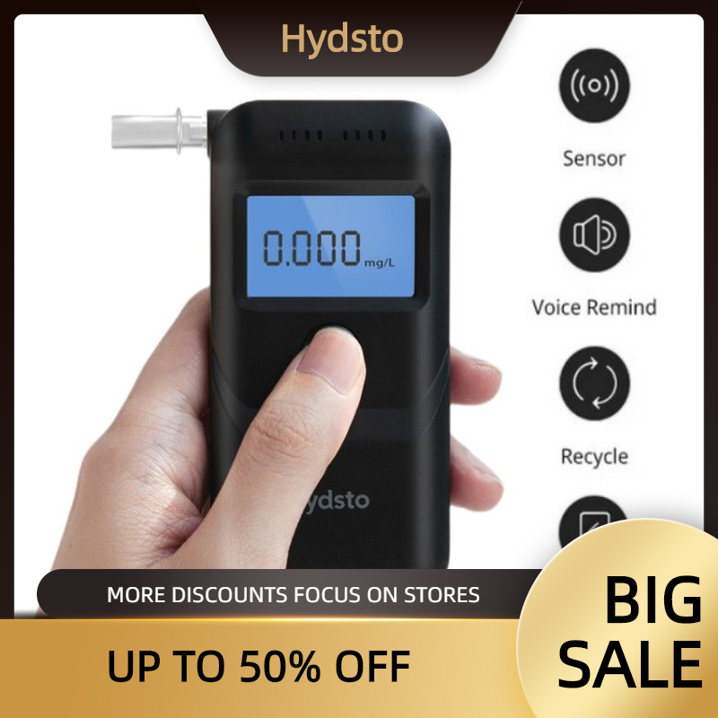 Hydsto Digital Alcohol Tester Professional Alcohol Detector Breathalyzer Police Alcotester LCD Display Drunk Driving Test