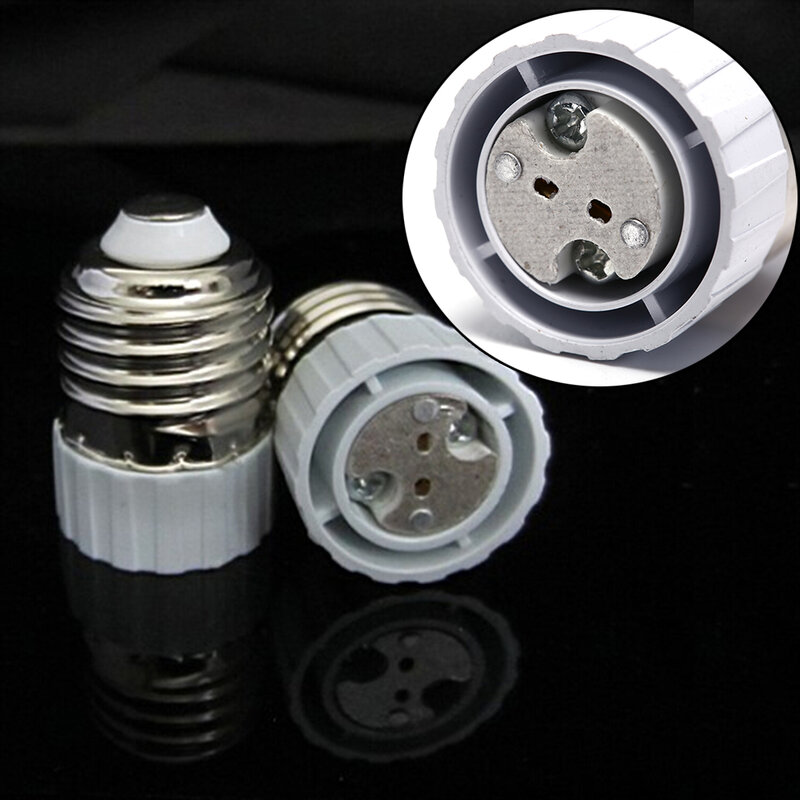 E27 Lamp Holder Adapter Screw Socket E27 To GU5.3 G4 LED Bulb Parts Caremic LED Light Lamp Adapter 1X E27 To MR16 Base Converter