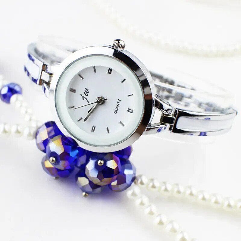 RUNER 2022 로즈 골드 실버 캐주얼 쿼츠 시계, 메쉬 스테인레스 스틸 드레스, 여성 시계, 유명 브랜드
