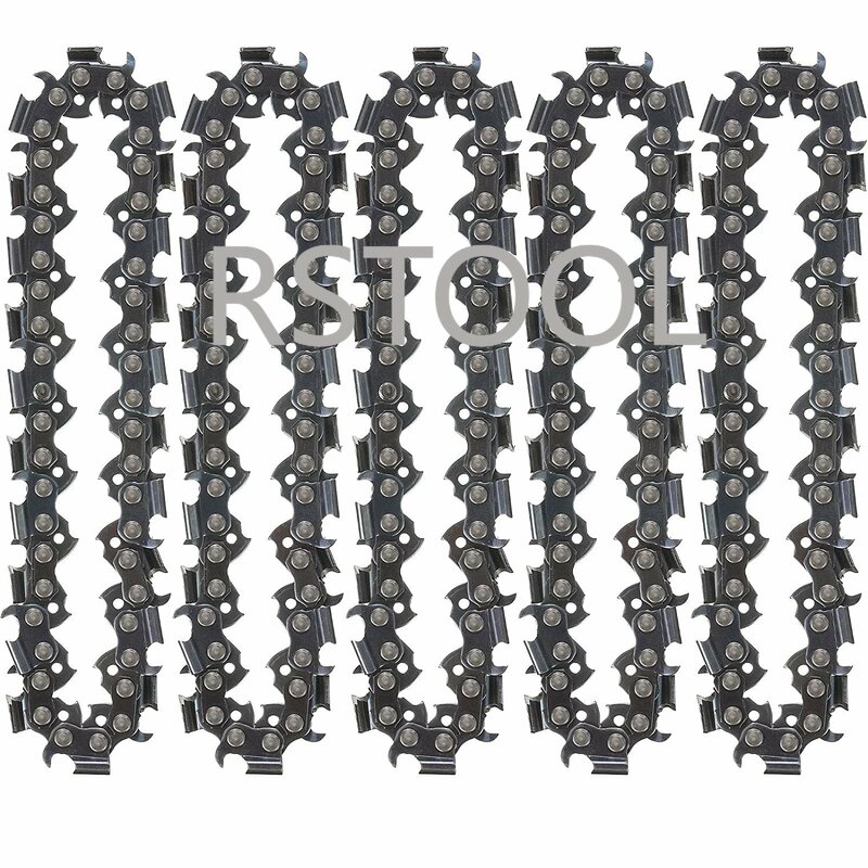 Cadena de Circlets de repuesto para amoladora angular de 4 pulgadas, cadena de rueda para modelado de corte de motosierra, con 22 dientes, 5 piezas