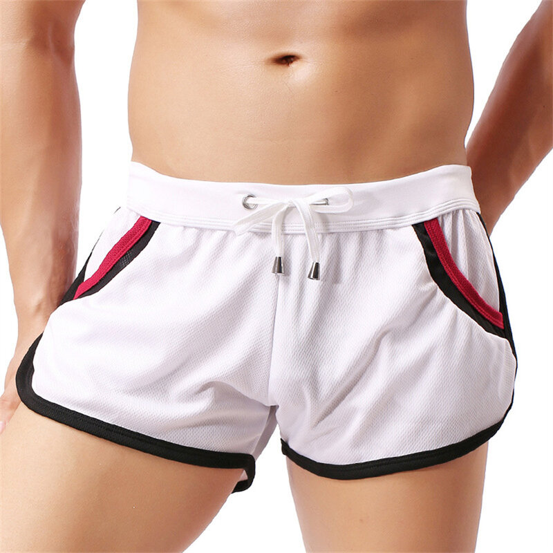 2024 Summer Men Beach Shorts Training Gyms Fitness Joggers Running Sportswear Quick Dry Swimming Clothes Thin Short Pants Trunks