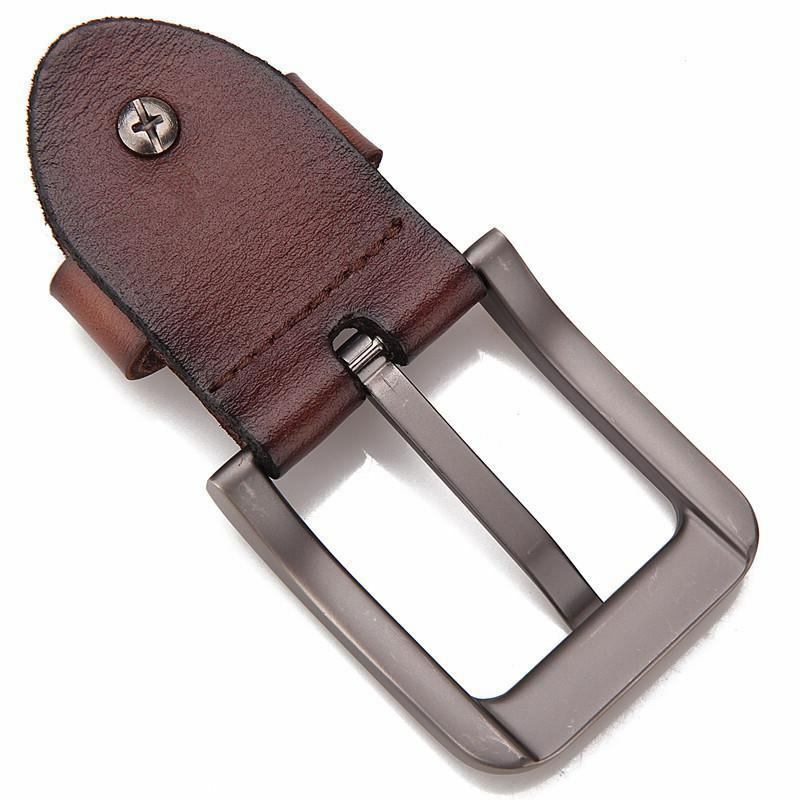 New Pin Belt Buckle Men's Metal Clip Buckle DIY Leather Craft Jeans Accessories Supply for 3.8cm-4cm Wide Belt Buckle