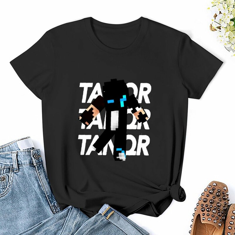 Tanqr Merch Tan QR Merchandise T-Shirt Grafiken Tops süße Kleidung Luxus Designer Kleidung Frauen