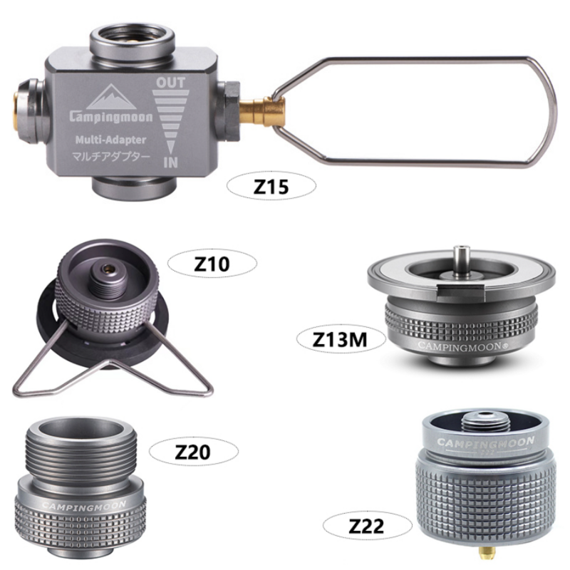 Outdoor Camping Gas Stove Cylinder Refill  Adapter Aluminum Alloy Butane Gas Stove Burner Adapter Camping Supplies