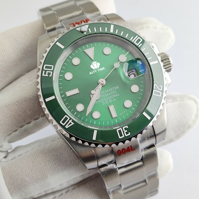NH35 Case 40mm Man's stainless steel Mechanical Wristwatches Installing NH35 Movement Watch waterproof watch