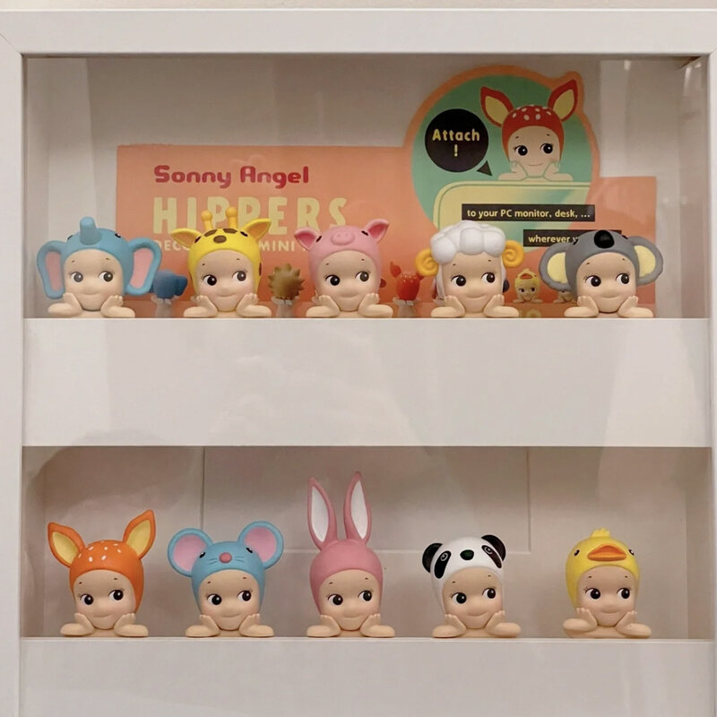 Sonny Angel Deitado Anjo Série Blind Box, Figuras de Anime Brinquedos, Cutie Hippers Cartoon Surprise Box, Guess Bag, Caixa especial para crianças
