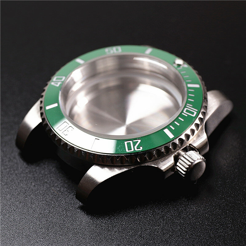 40mm Watch Case Sapphire Glass Transparent Fit For Eta2836 Nh35 Nh36 Dg2813 3804 Miyota 8215 Movement For Seiko Modified Skx007