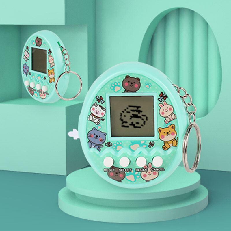 2023 New Tamagotchi Electronic Pet Machine Mini Handheld Electronic Game Machine Pet Egg Virtual Pet Raising Keychain Toys