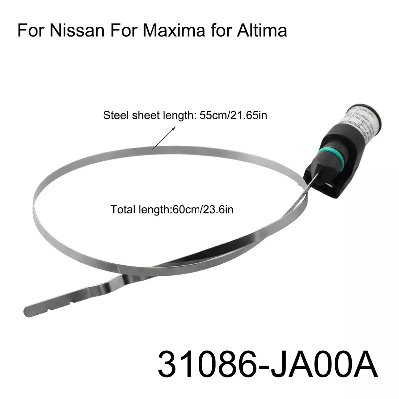 อุปกรณ์เสริมก้านวัดระดับน้ำมันรถยนต์31086-JA00A 60ซม. ก้านวัดระดับน้ำมันสำหรับเครื่องยนต์รถยนต์สำหรับ Maxima สำหรับ Altima 31086-JA00A