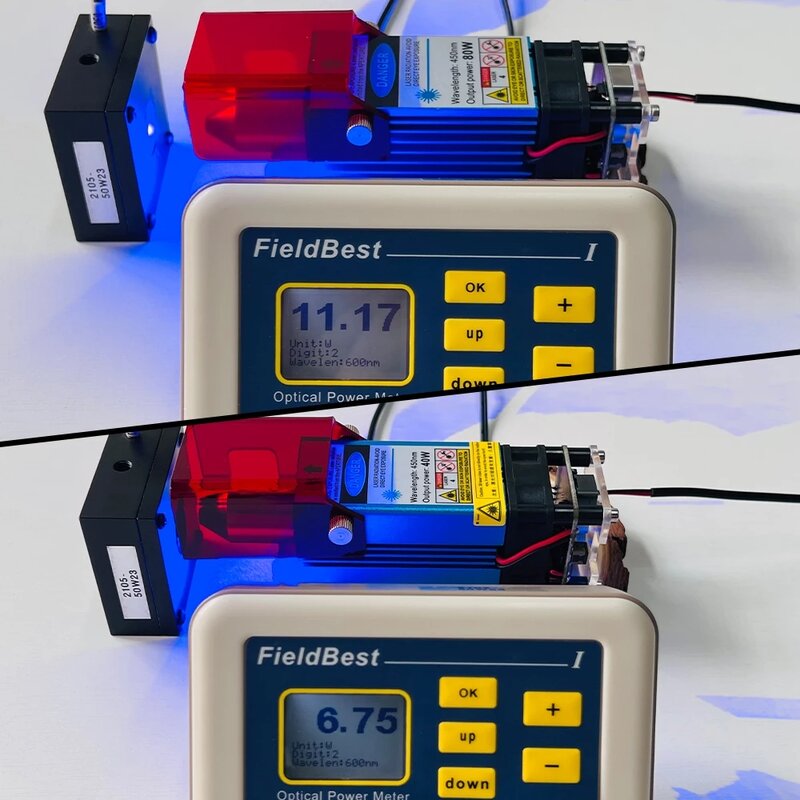 80W/40W Modul Laser 450nm TTL Kepala Laser Biru dengan Bantuan Udara untuk CNC Mesin Pemotong Laser Ukiran DIY Alat Pertukangan