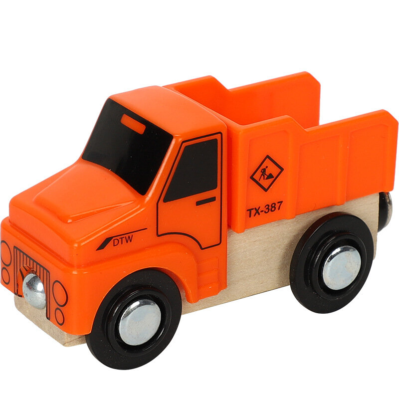 1PC treno magnetico in legno binario ferroviario in legno auto camion accessori per binari in legno adatto per binari in legno Biro giocattoli per regali per bambini