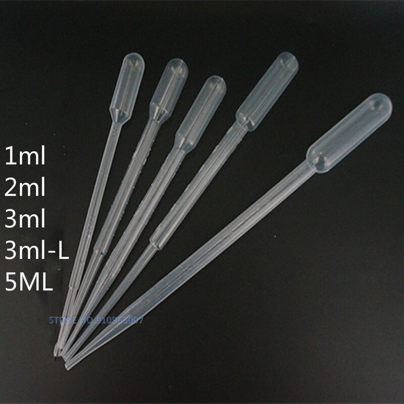 10Pcs-200Pcs 0,2 ml zu 10ml Labor Werkzeuge Pipetten Absolvierte Pasteur Pipette Dropper Polyethylen Make-Up Werkzeuge