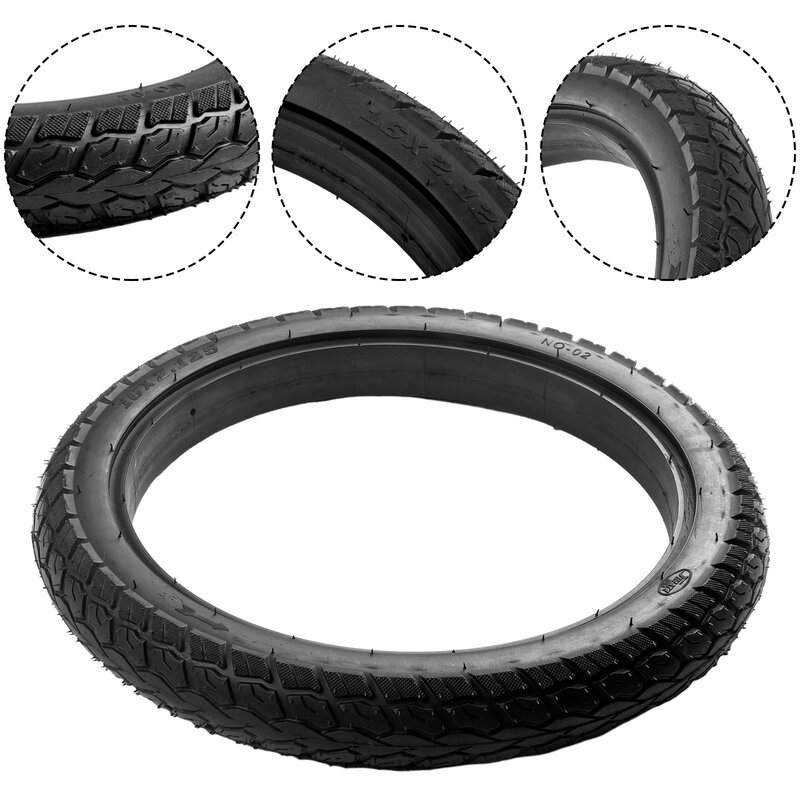 16-Zoll-Reifen für Elektro fahrrad Aufblasbarer Reifen Vollreifen 16*2.125 (57-400) Hochwertige Ersatzteile für Elektro fahrräder