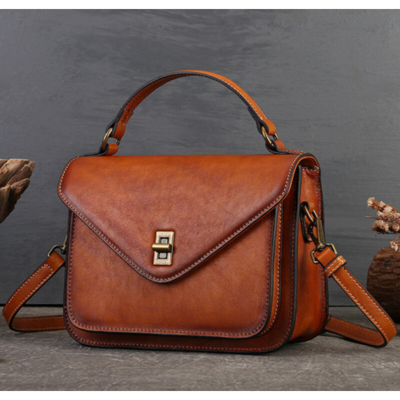 Genuine Leather Single Shoulder Bag High-End Crossbody Large Capacity Handbags For Women High-Quality Messenger Versatile Luxury
