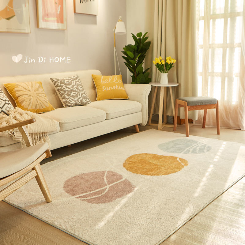 居間または寝室用の北欧スタイルのカーペット,大きな領域のカーペット,柔らかい床,現代の家庭用アクセサリー,2022