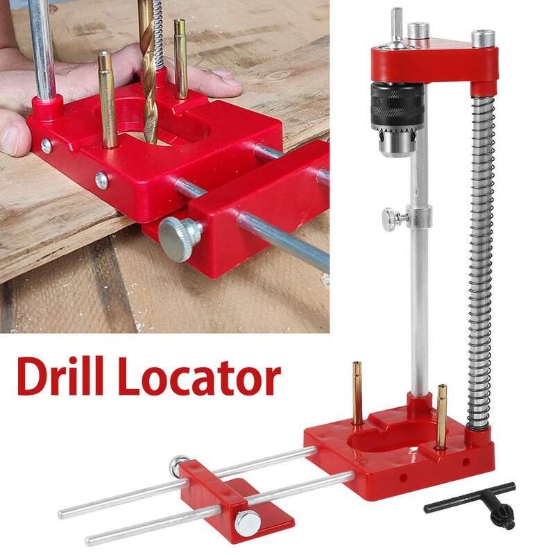 Portable Woodworking Drilling Jig Tools Accurate Dowel Jig 6/8/10mm Drill Guide Hole For Door Cabinet For Metal Hole Puncher