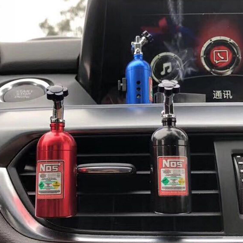 Odświeżacz powietrza do samochodu butelka azotu odpowietrznik aromaterapii Auto aromatorium Outle perfumy aromaty akcesoria zapachowe