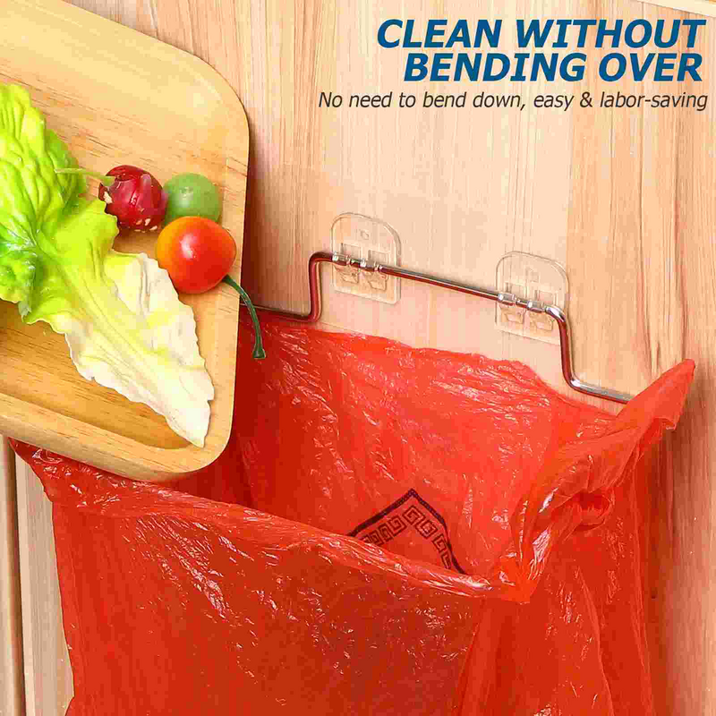 2 Sätze Müll Kleiderbügel Küchen schrank Rack Haken Bad Handtuch Lagerung Regal Mantel
