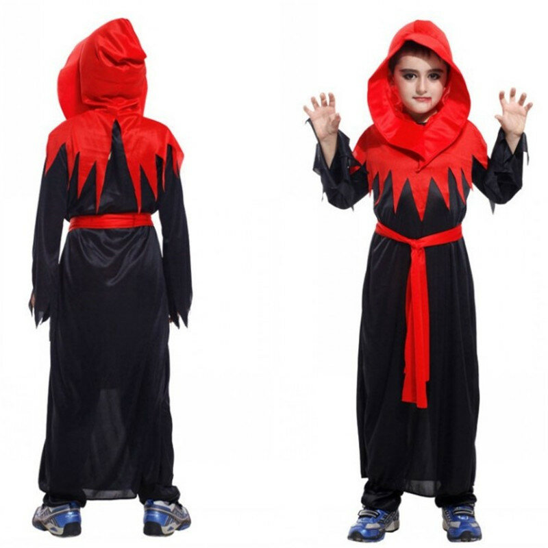Costumes de vampire d'Halloween pour enfants, vêtements de cosplay de prince pour garçons