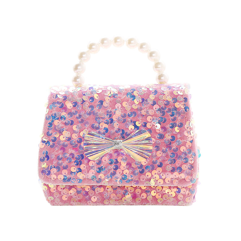 Блестящая детская Милая ручная диагональная игровая сумка на одно плечо для девочки принцессы праздничный подарок на день рождения игрушка сумка