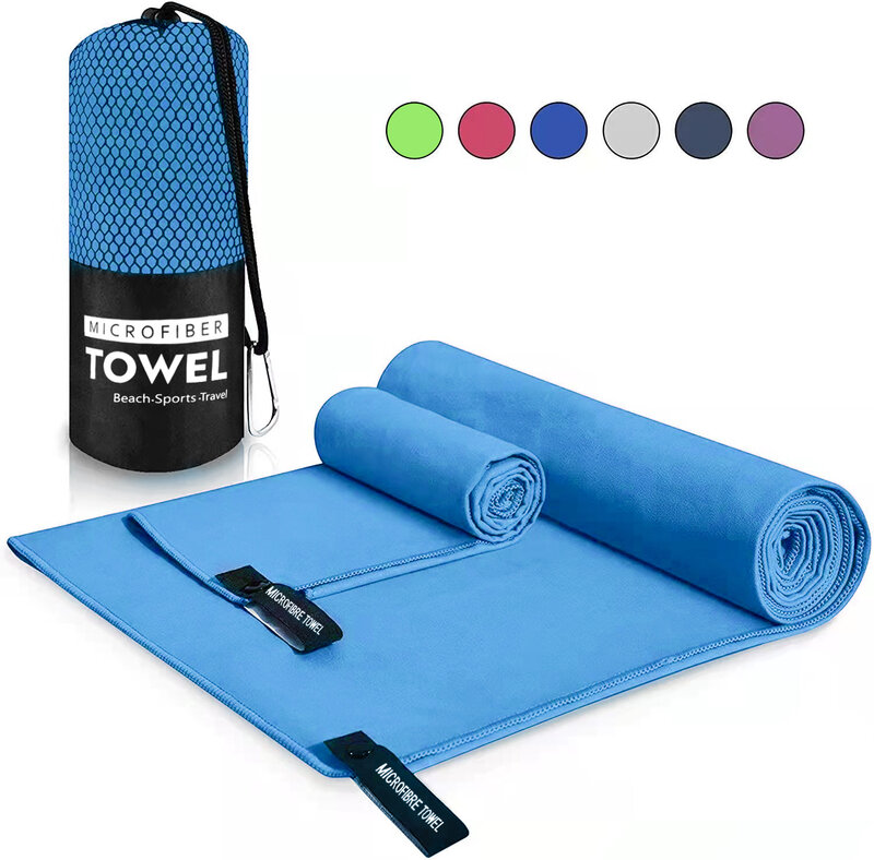 Microfiber Towels for Travel Sport Fast Drying Super Absorbent Large Hair Towel Ultra Soft Lightweight Gym Swimming Yoga Towel