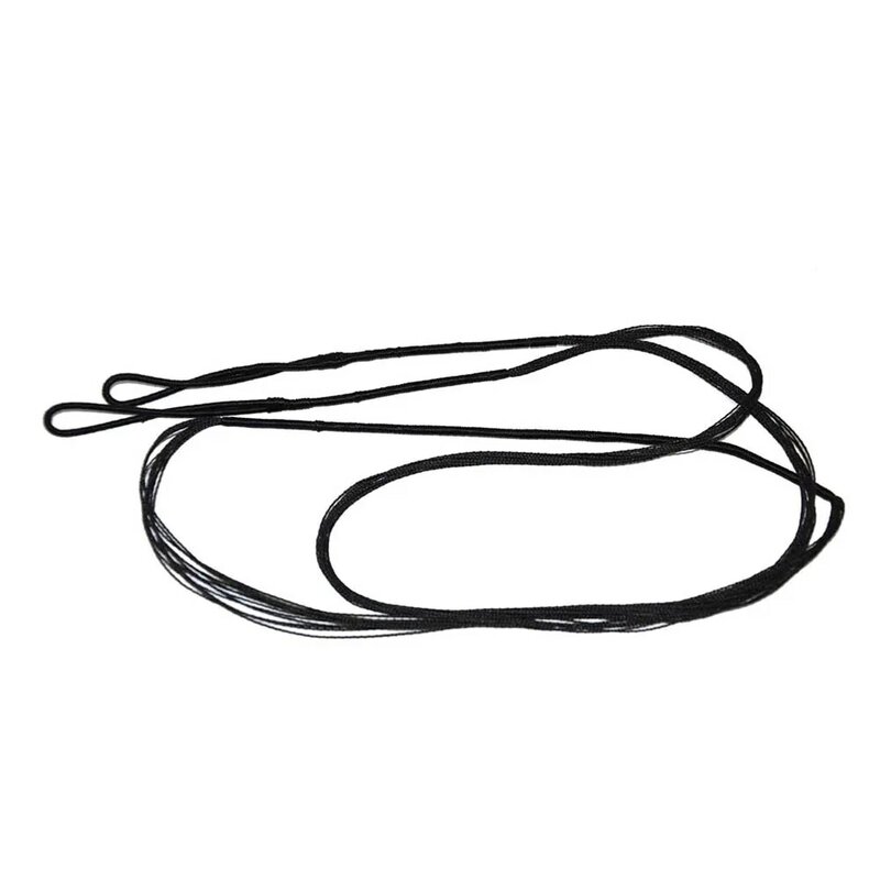 2pcs Durable 44-70 Bow String Replacement for Traditional /Recurve Bow Hunting Bow Rope Black String Accessories