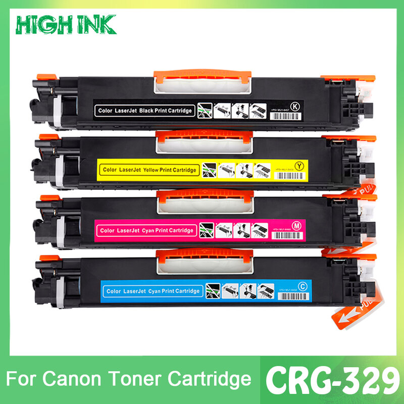 Cartouche de Toner pour Laser Canon, Compatible avec CRG-329 CRG329 CRG 329 CRG729 729 129 crg129 crg-729 LBP7010C 7010 LBP7018C LBP7018