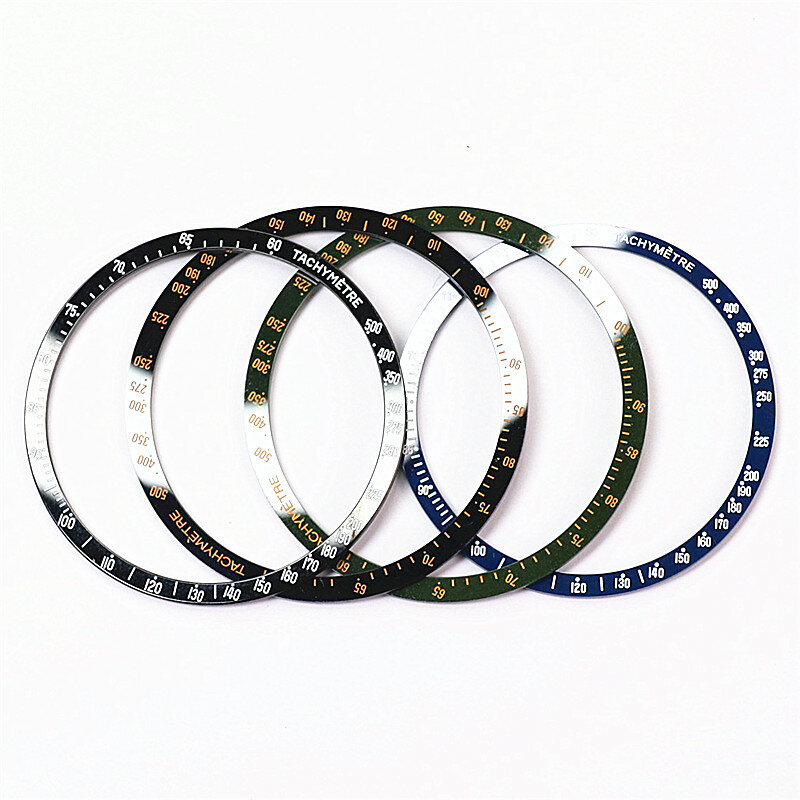 As peças do relógio são apropriadas para omg speedmaste série escala relógio mecânico anel externo preto 38.5mm38.9mm40.9mm inserção moldura