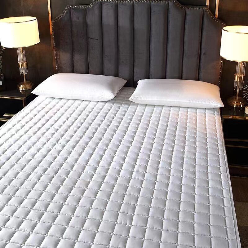 Cotone Hotel singolo doppio tappetino antiscivolo Hotel materasso sottile cuscino protettivo letto dormitorio per studenti cuscino per materasso imbottito in cotone
