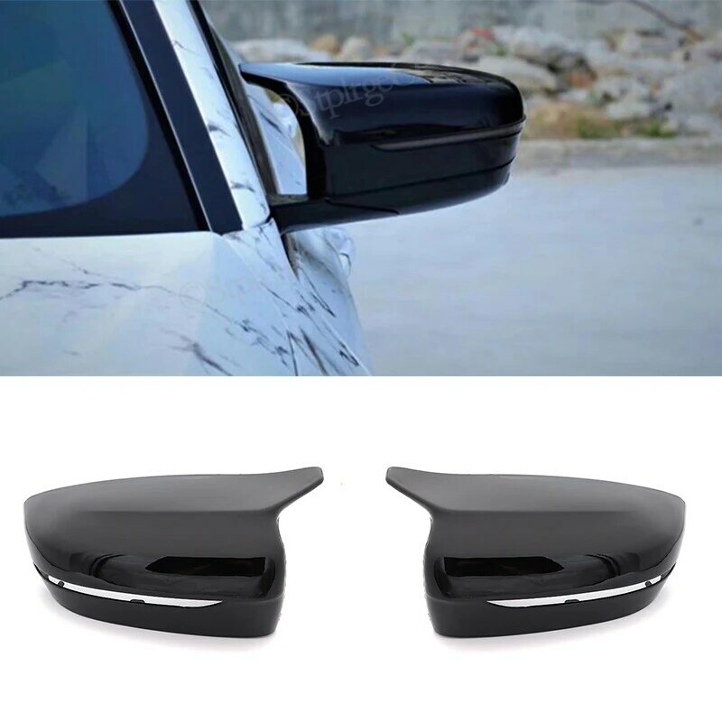 1pair Mirror Covers Fit Mirror Caps Replacement Side Rear Door Wing Rear-View For BMW  4 5 7 Series G11 G12 G14 G15 G16 G30 G31