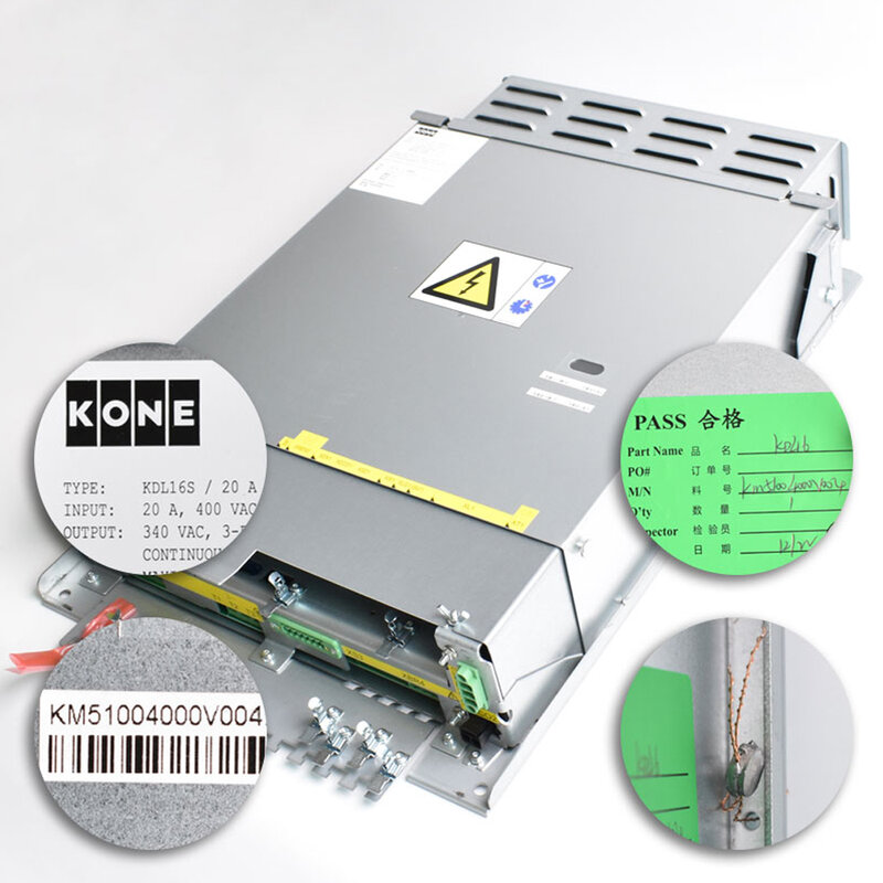 KONE Ascensore Drive Inverter KDL16S KCE KM51004000V001 KM51004000V002 KM51004000V003 KM51004000V004 KM51004000V102 1 Pezzo