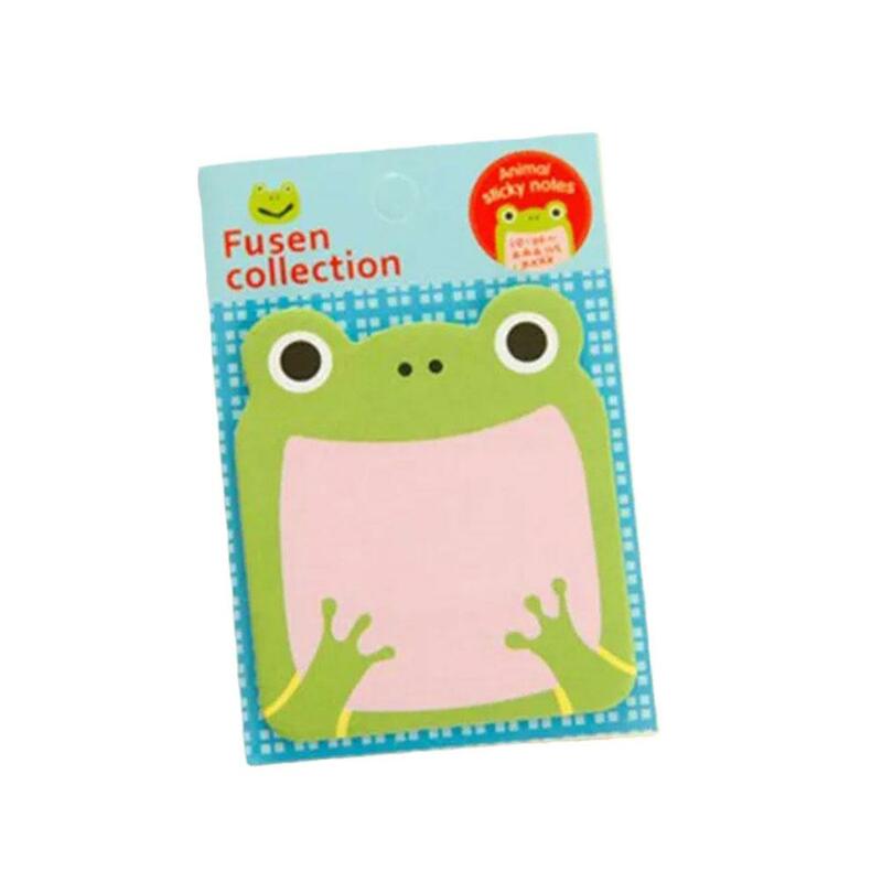 Animal dos desenhos animados Sticky Notes para Crianças, Tearable Caderno, Cute Notepad, Escritório e Material Escolar, Memo Presentes, A3K6