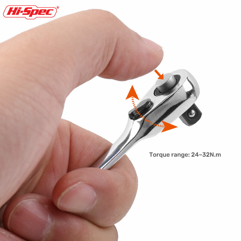 72 Teeth Socket Mini Wrench 1/4 Inch Double Ended Quick Release Socket Ratchet Wrench Hexagon Spanner Rod Screwdriver Bit Tool