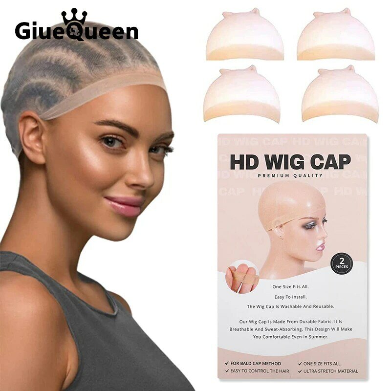 Cappellino per parrucca HD elastico traspirante parrucca invisibile capselastico in Nylon per parrucca perfetto per uso professionale