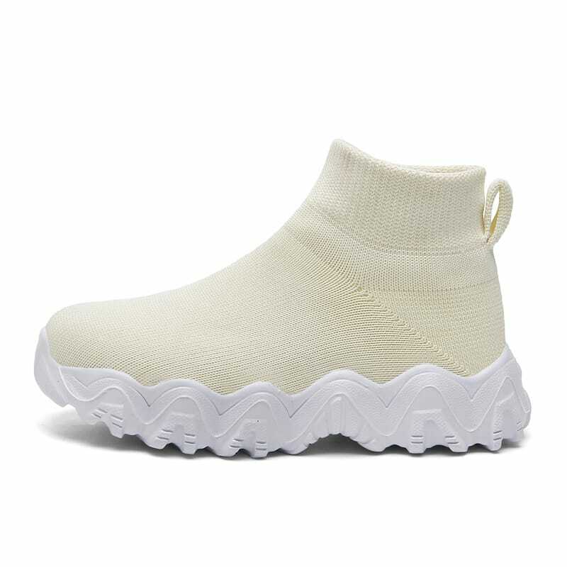 MWY Sepatu Bot Anak-anak Perempuan Laki-laki Antiselip Sepatu Olahraga Kaus Kaki Anak-anak Sepatu Kasual Slip Sepatu Orang Tua-anak Ukuran 26-40