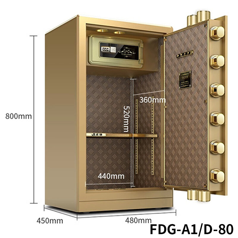 Mechanical lock safe, large safe, home commercial office CSP all steel anti-theft, valuables storage
