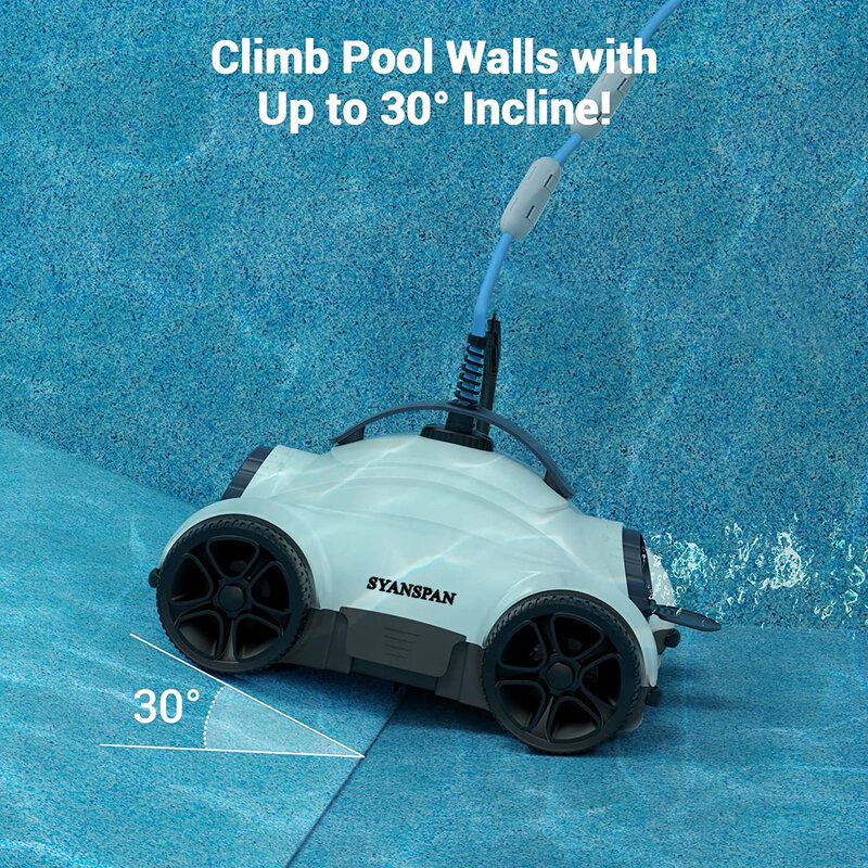 Limpeza poderosa dos líquidos de limpeza automáticos da piscina de syanspan com motores duplos da movimentação, ipx8 impermeável