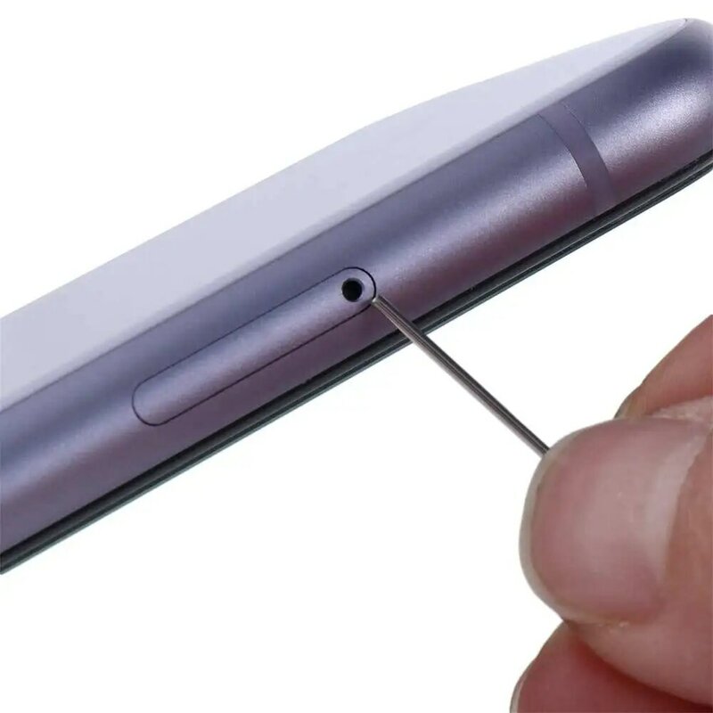Universal Eject Pin Key Tool Agulha, Sim Card, Bandeja Remoção, 10 Pcs